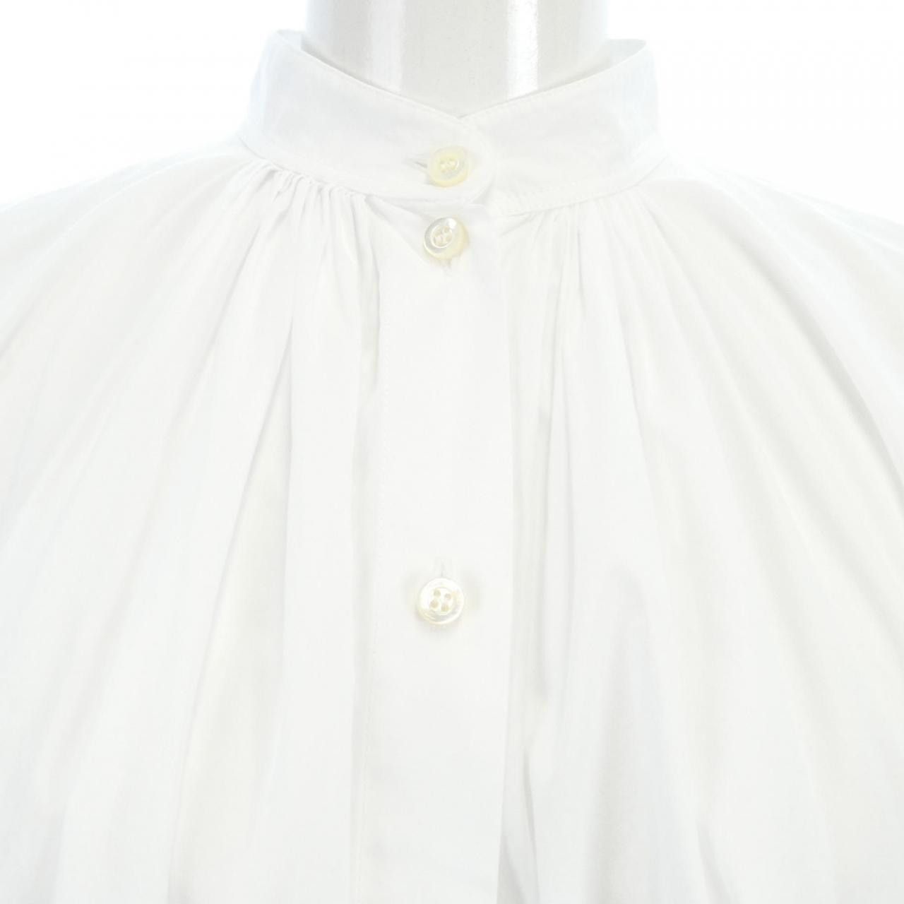 Dior DIOR White Cotton Blouse Size 34 Originally $1950 NWT Size XS / US 0-2 / IT 36-38 - 3 Thumbnail