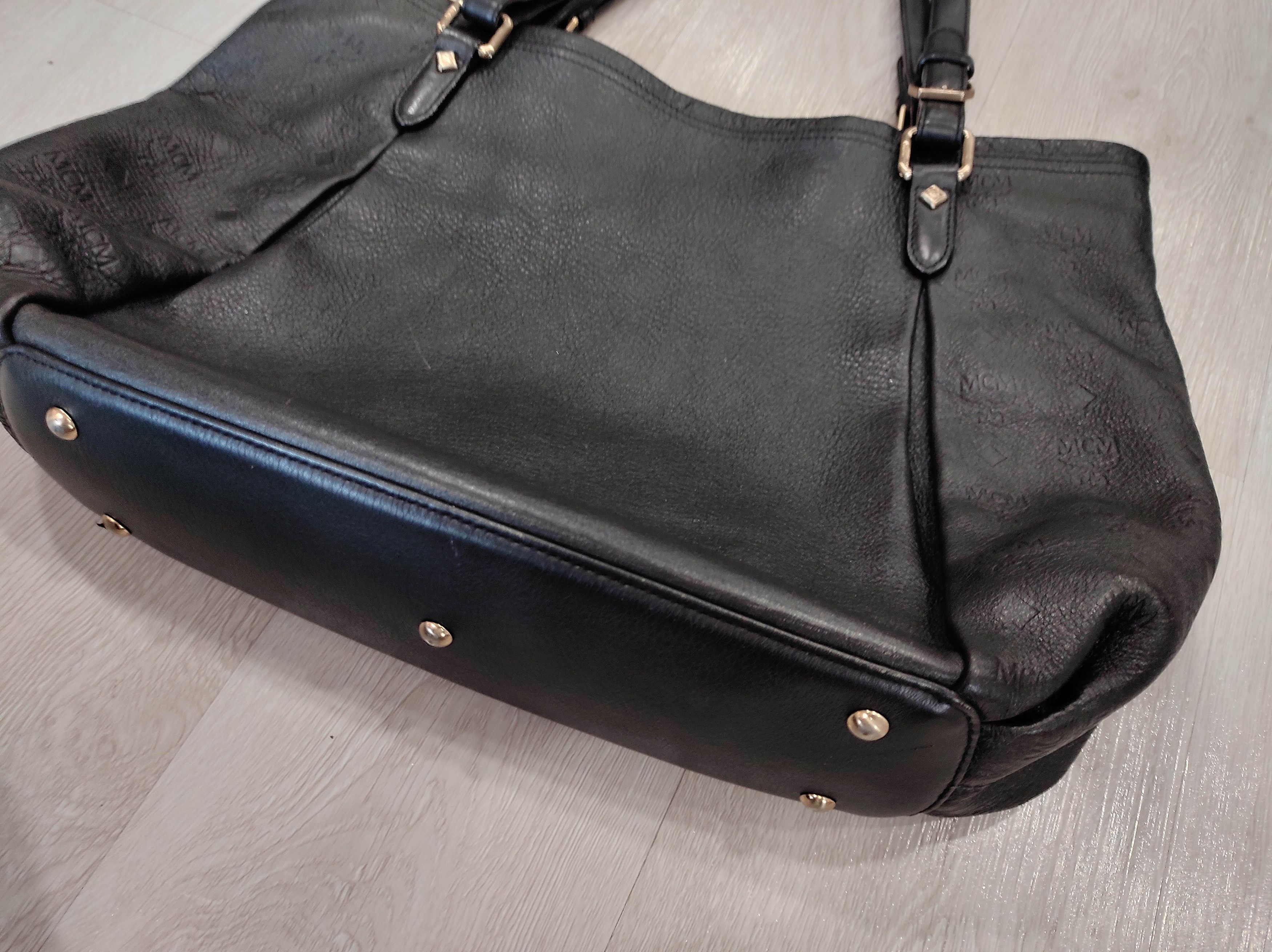 MCM Mcm Leather Satchel Visetos Tote Bag Size ONE SIZE - 14 Thumbnail