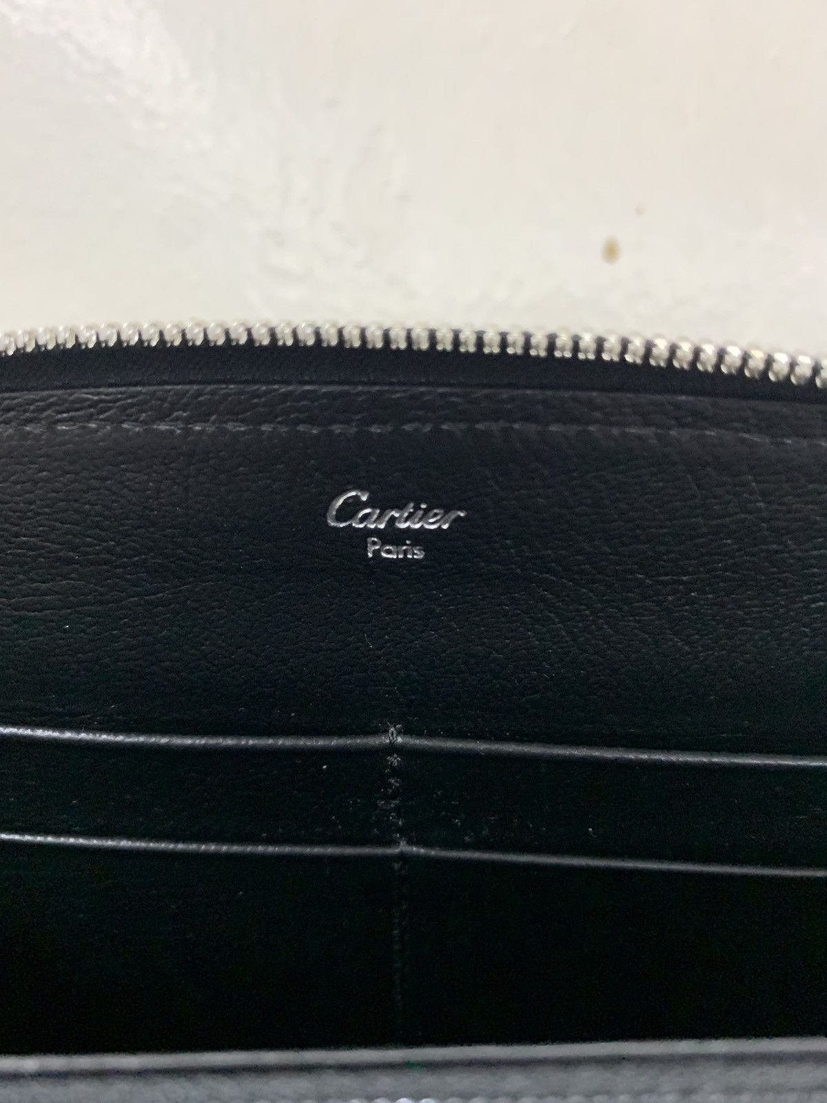 Cartier Cartier Black Leather Wallet Size ONE SIZE - 5 Thumbnail