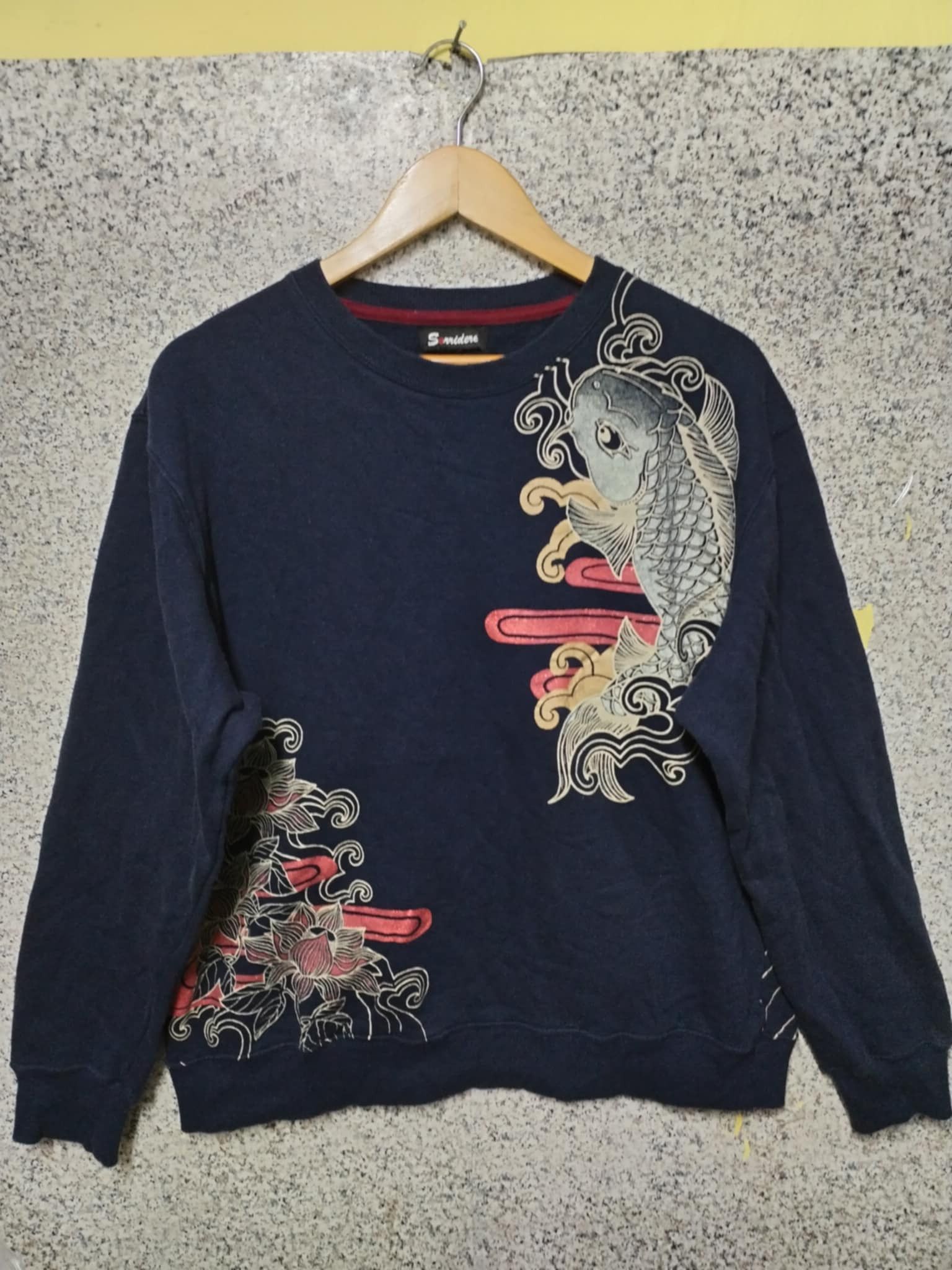 Dragonfly × Japanese Brand × Vintage 🔻Vintage Fish Koi Japanese SukajaN VERY RARE 🔻 Size US M / EU 48-50 / 2 - 1 Thumbnail