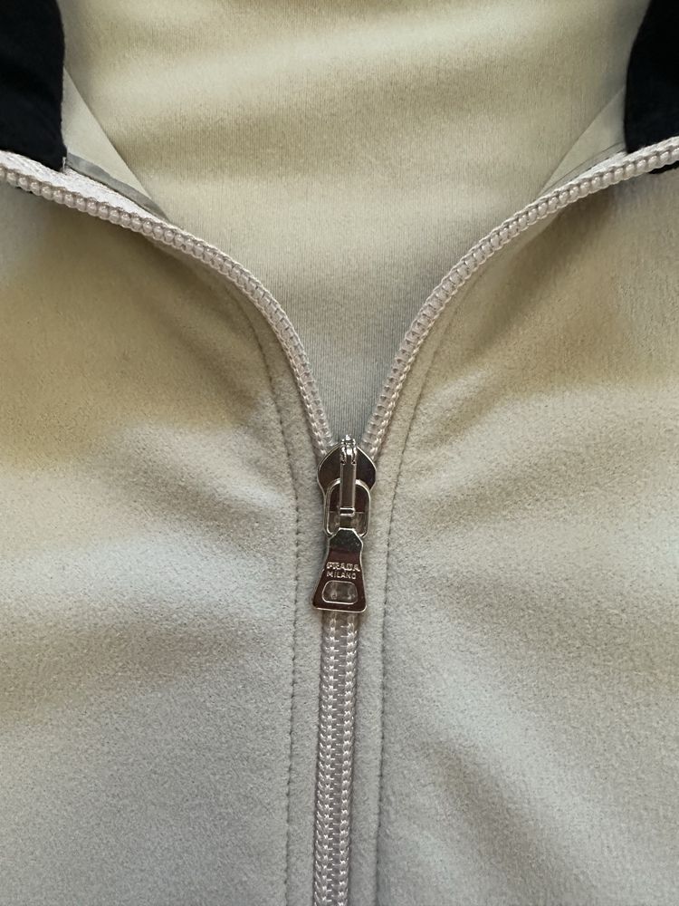 Prada Prada Vintage Zip Sweatshirt Jersey Size M / US 6-8 / IT 42-44 - 3 Thumbnail