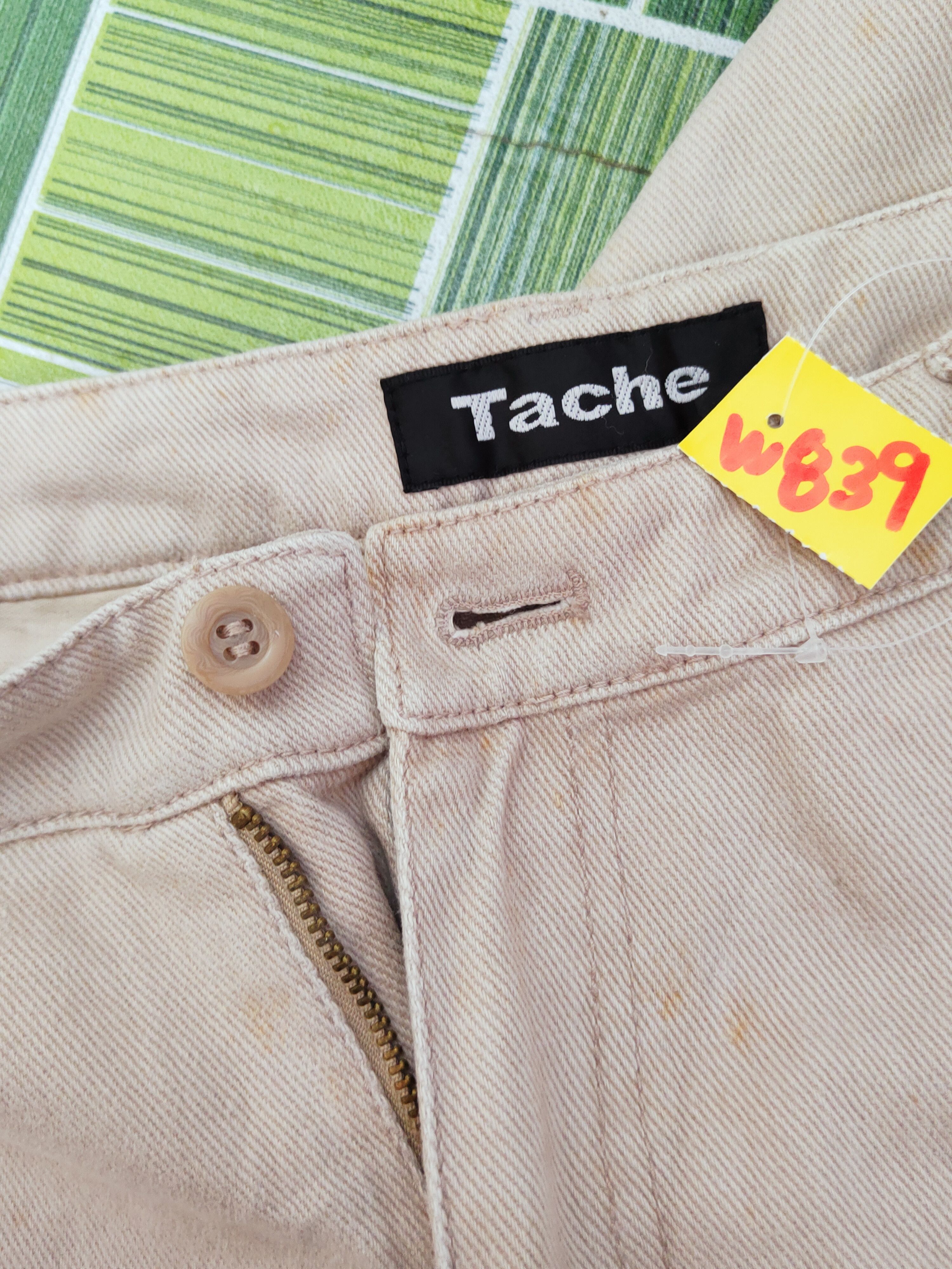 Japanese Brand Tache Beige Multipocket Tactical Cargo Pants #W839 Size US 29 - 13 Thumbnail