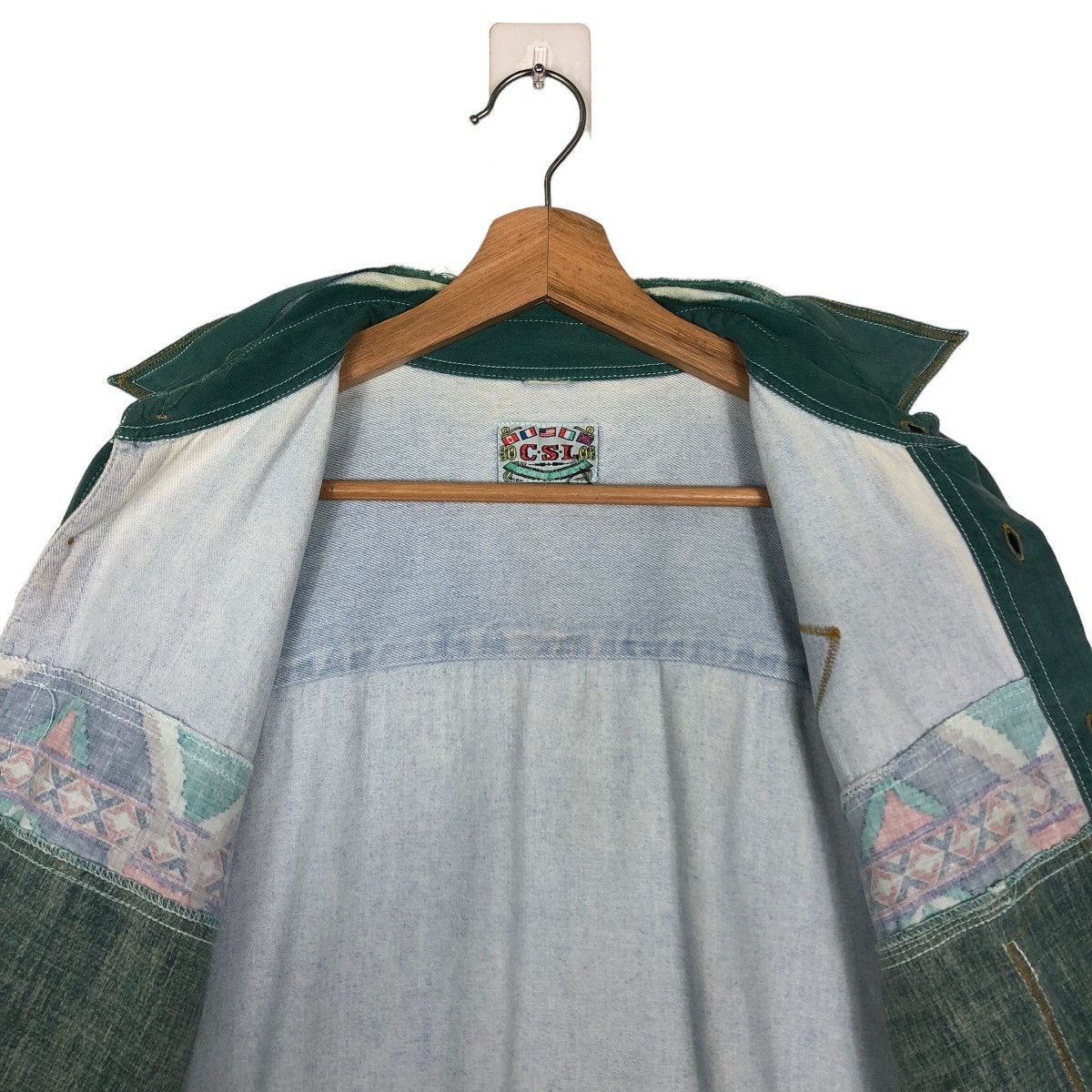Toyo Enterprises 🔥Vintage Toyo Enterprise Design Silver Chambray Jacket Size US M / EU 48-50 / 2 - 11 Thumbnail