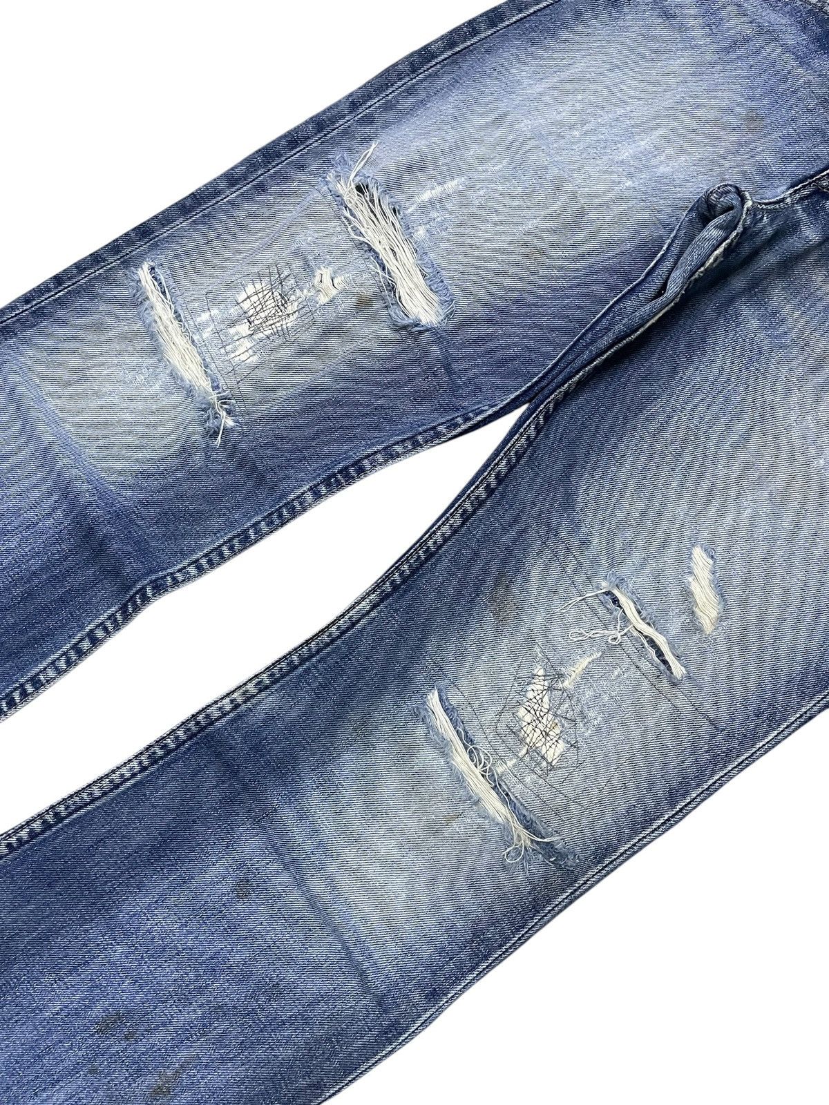 Levi's Vintage Levis 507 Flared Bootcut Distressed Jeans Size US 28 / EU 44 - 4 Thumbnail