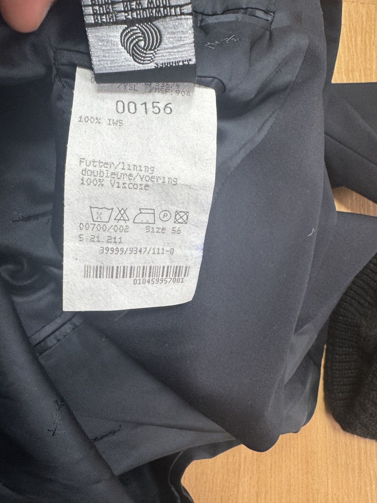 Vintage × Yves Saint Laurent Yves Saint Laurent Double Breasted Metal Buttons Blazer Size 54R - 11 Thumbnail