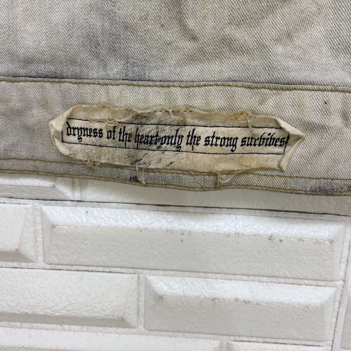 In The Attic Skull Prisoners Punk Street Fashion Distressed Denim Trucker Size US S / EU 44-46 / 1 - 25 Thumbnail