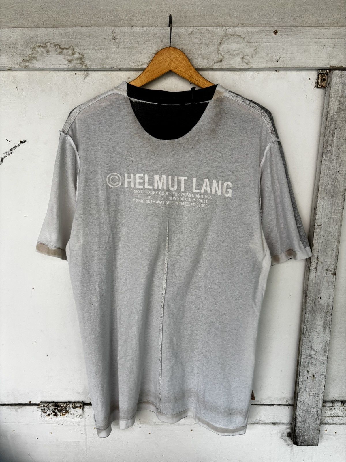 Helmut Lang HELMUT LANG 2019 TSHIRT Size US L / EU 52-54 / 3 - 6 Thumbnail