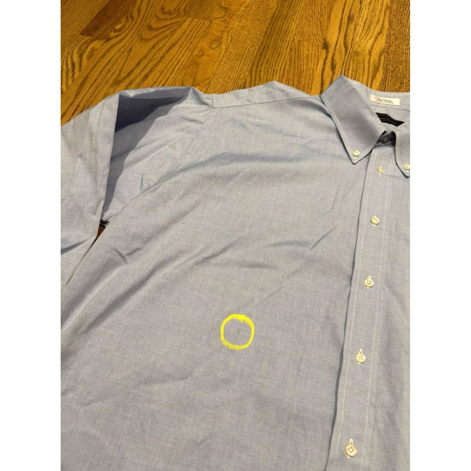 Vintage Gitman Bros. Oxford Button Down Shirt Vintage Mens Blue USA Striped Long Sleeve Size US XXL / EU 58 / 5 - 6 Thumbnail