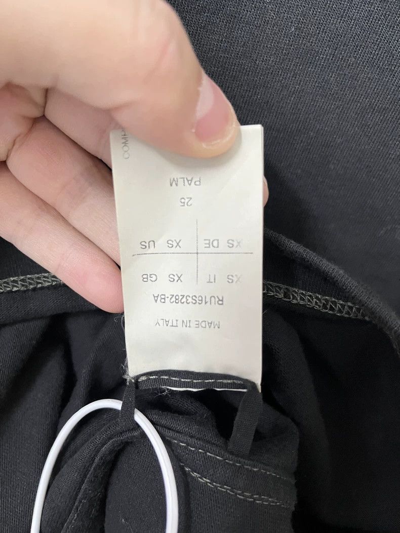 Rick Owens Rick Owens Black short-sleeved T-shirt 2504-Nextarrow Size US XS / EU 42 / 0 - 3 Thumbnail