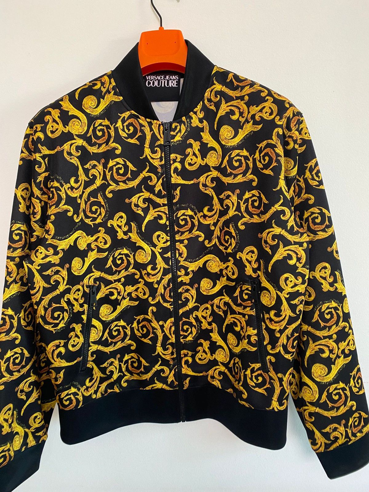 Versace Jeans Couture Versace Jeans zip-up sweatshirt Culture size M black gold, Size US M / EU 48-50 / 2 - 2 Thumbnail
