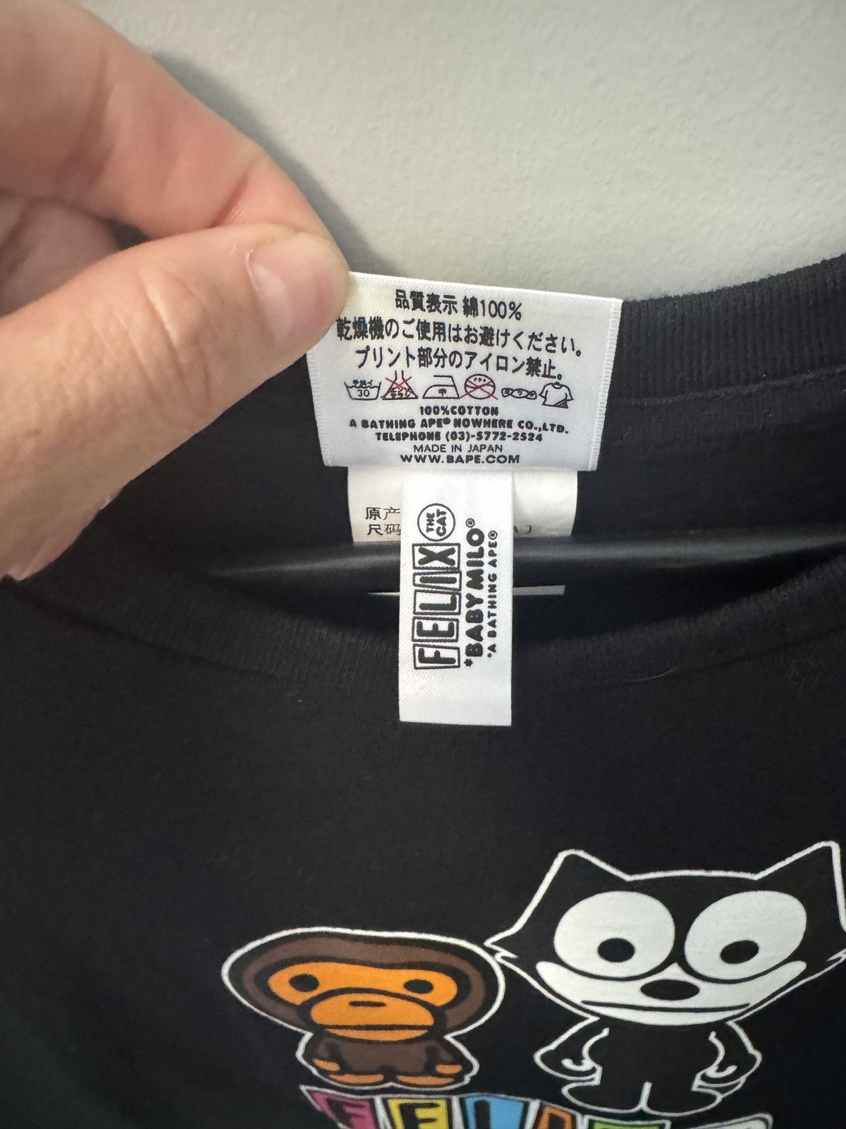 Bape Bape X Felix the Cat collab ladies short sleeve Size XS / US 0-2 / IT 36-38 - 4 Thumbnail