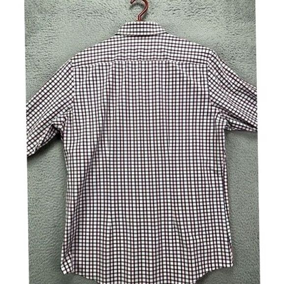 Mizzen+Main Mizzen+Main Shirt Adult XL Performance Blue Multi Plaid Button Down Stretch Mens Size US XL / EU 56 / 4 - 2 Thumbnail