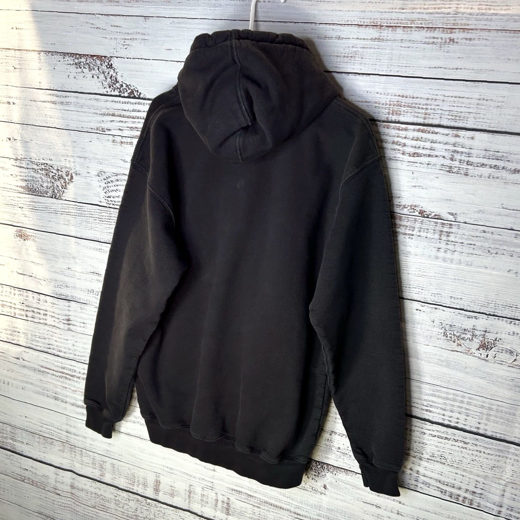 Vintage Few Will Hunt Hoodie Men’s Medium Graphic “Average Is The Enemy” Black Pullover with Pockets Size US M / EU 48-50 / 2 - 6 Thumbnail