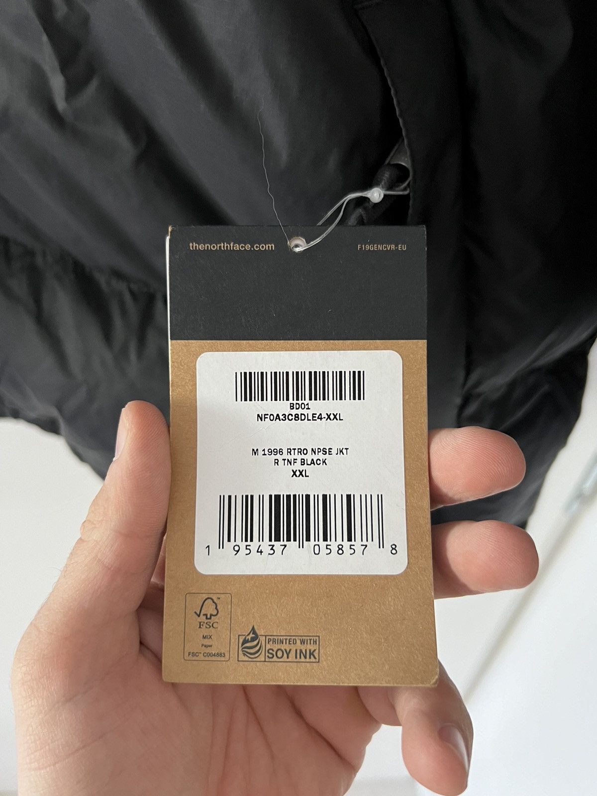 The North Face The North Face Nuptse 1996 Black Size US XXL / EU 58 / 5 - 3 Thumbnail