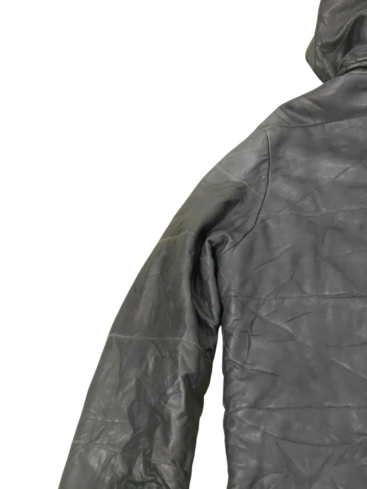 Giorgio Brato Giorgio Brato Leather Jacket Hoodie Slim 7🟩0 Size US M / EU 48-50 / 2 - 20 Thumbnail