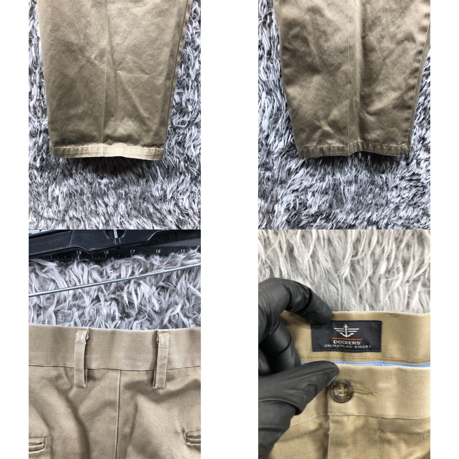 Dockers Dockers D3 Classic Fit Khaki Pants Mens 38x31 Beige Flat Front 5-Pocket Stretch Casual Formal Business Pants Size US 38 / EU 54 - 8 Thumbnail