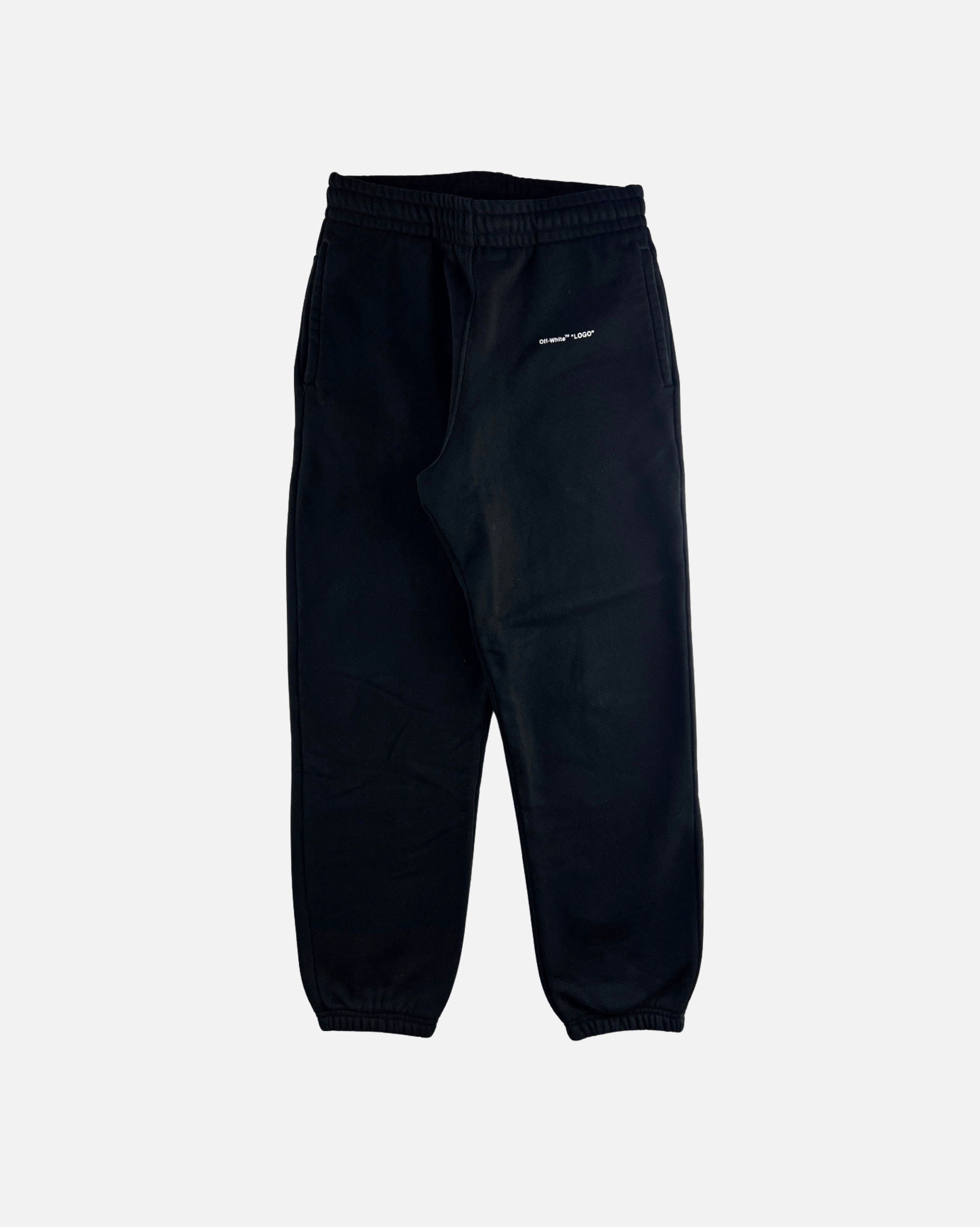 Off-White Off-White Black "Logo" Sweatpants Size US 30 / EU 46 - 1 Thumbnail