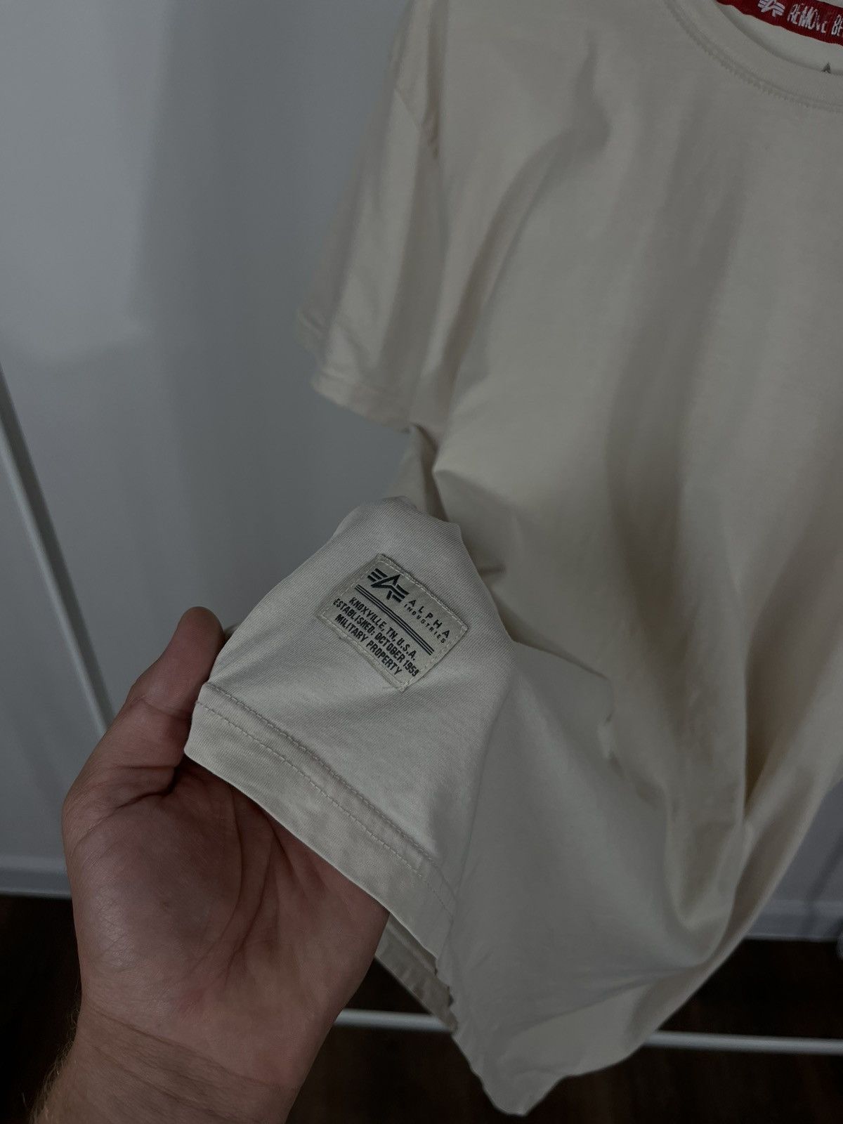 Alpha Industries Alpha Industries Graphic Tee Crash Message Back Print L Size US L / EU 52-54 / 3 - 8 Thumbnail