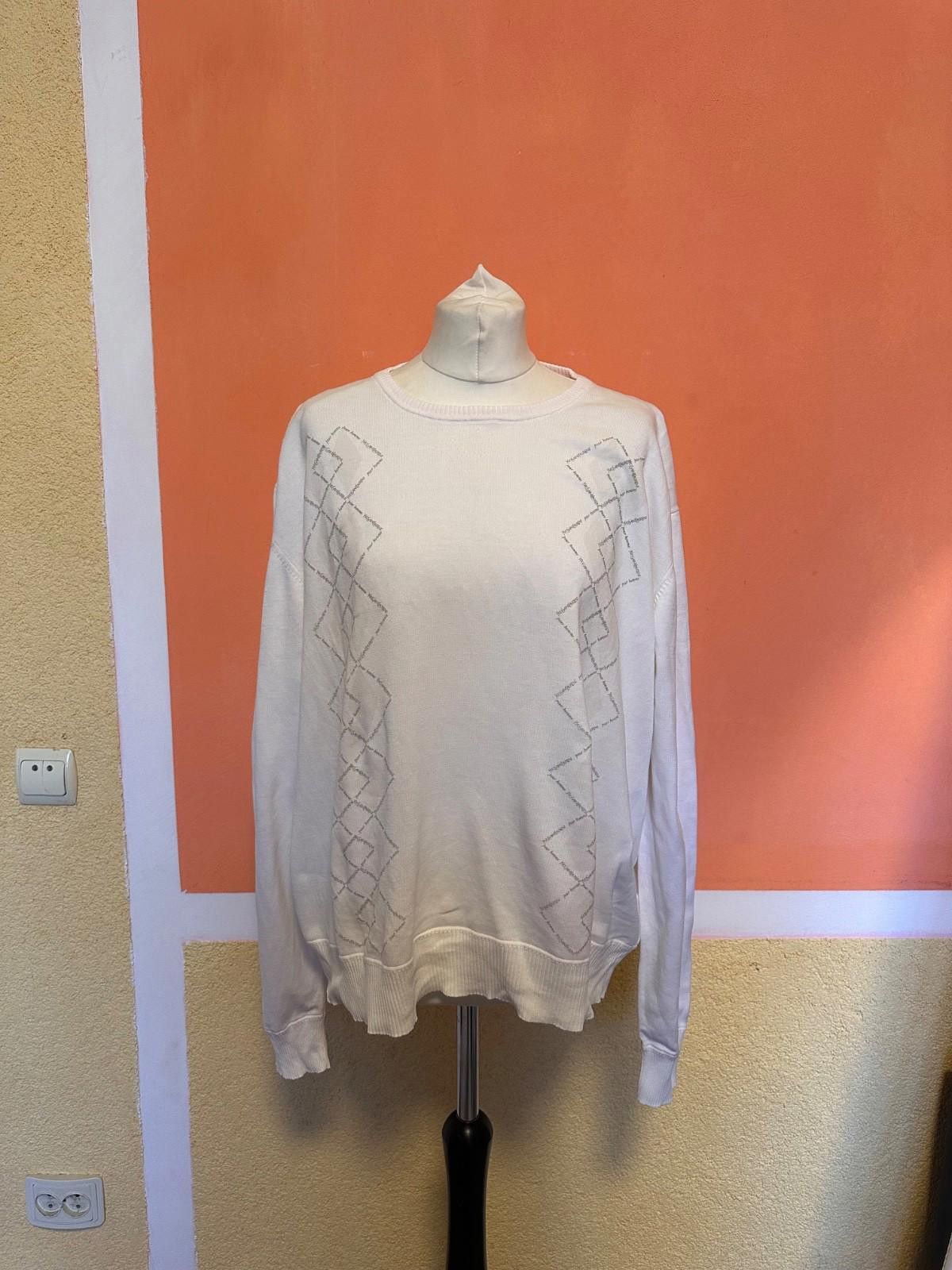 Yves Saint Laurent yves saint laurent sweater white sz L Size L / US 10 / IT 46 - 1 Thumbnail