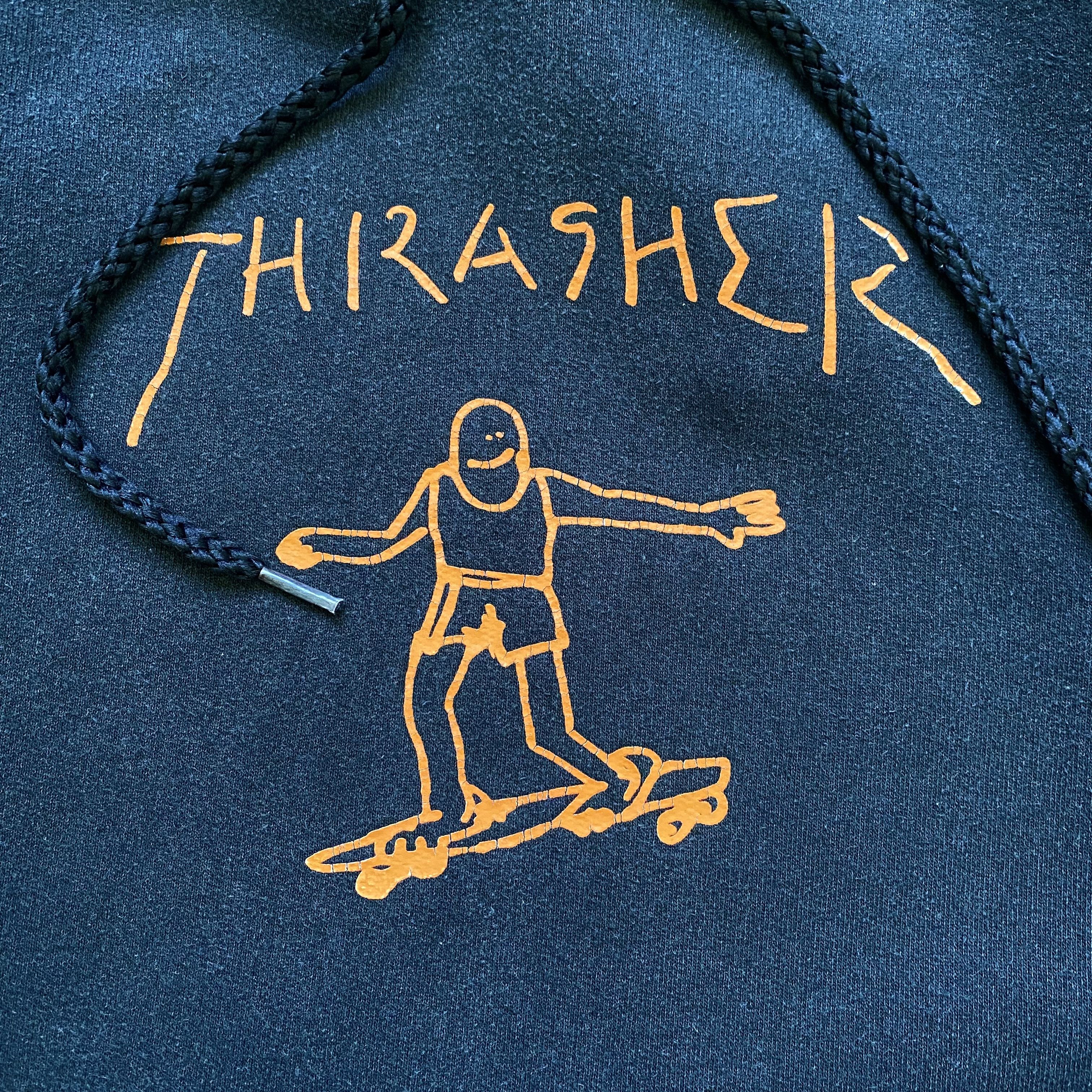 Thrasher 🛹 Vintage Rare Thrasher hoodie Skatebords center logo Size US M / EU 48-50 / 2 - 7 Thumbnail