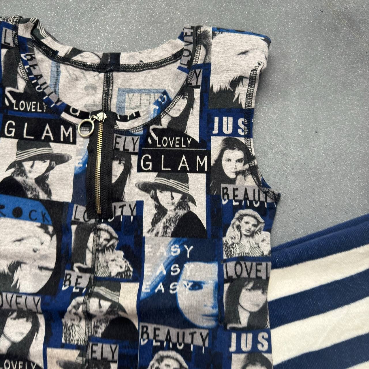 Japanese Brand × Vintage Amazing Vintage Sexy Girls Printed Tank Top Size M / US 6-8 / IT 42-44 - 4 Thumbnail