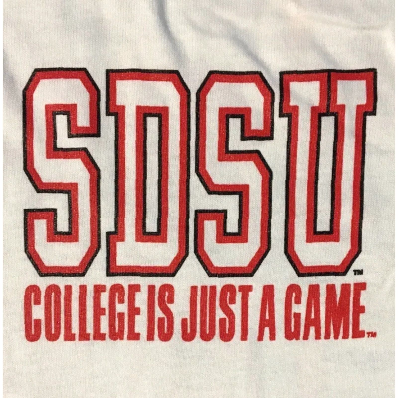 Vintage VINTAGE San Diego State University SDSU Bored Of Education Monopoly Parody Shirt L Mens White 90s College Comedy Fans Size US L / EU 52-54 / 3 - 4 Thumbnail