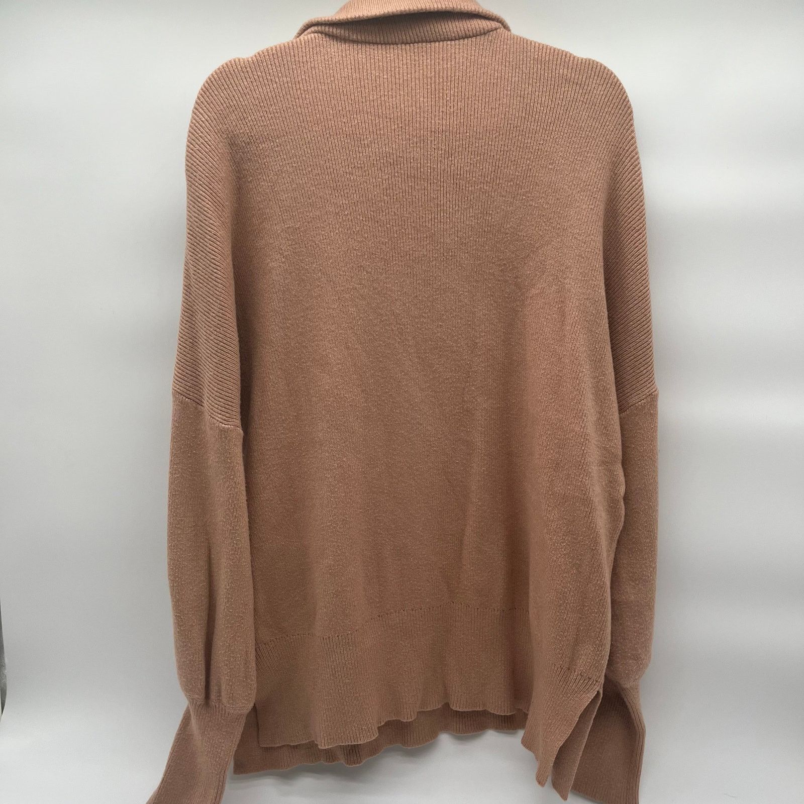 Unknown London Quarter Zip Collared Sweater, Beige, XL, Unisex Size XL / US 12-14 / IT 48-50 - 4 Thumbnail