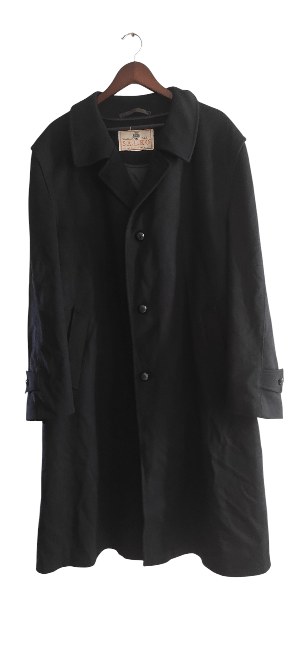 Other S.A.L.K.O. Hubertus Loden Wool Trench Coat Made Australia Size US XL / EU 56 / 4 - 1 Thumbnail