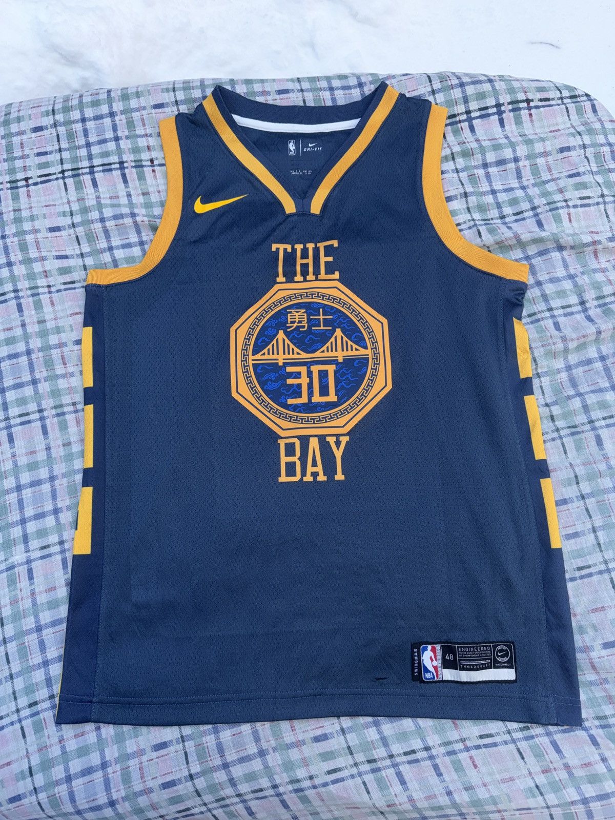 Nike Nike Golden State Warriors Steph Curry China NBA Jersey Size US L / EU 52-54 / 3 - 7 Thumbnail
