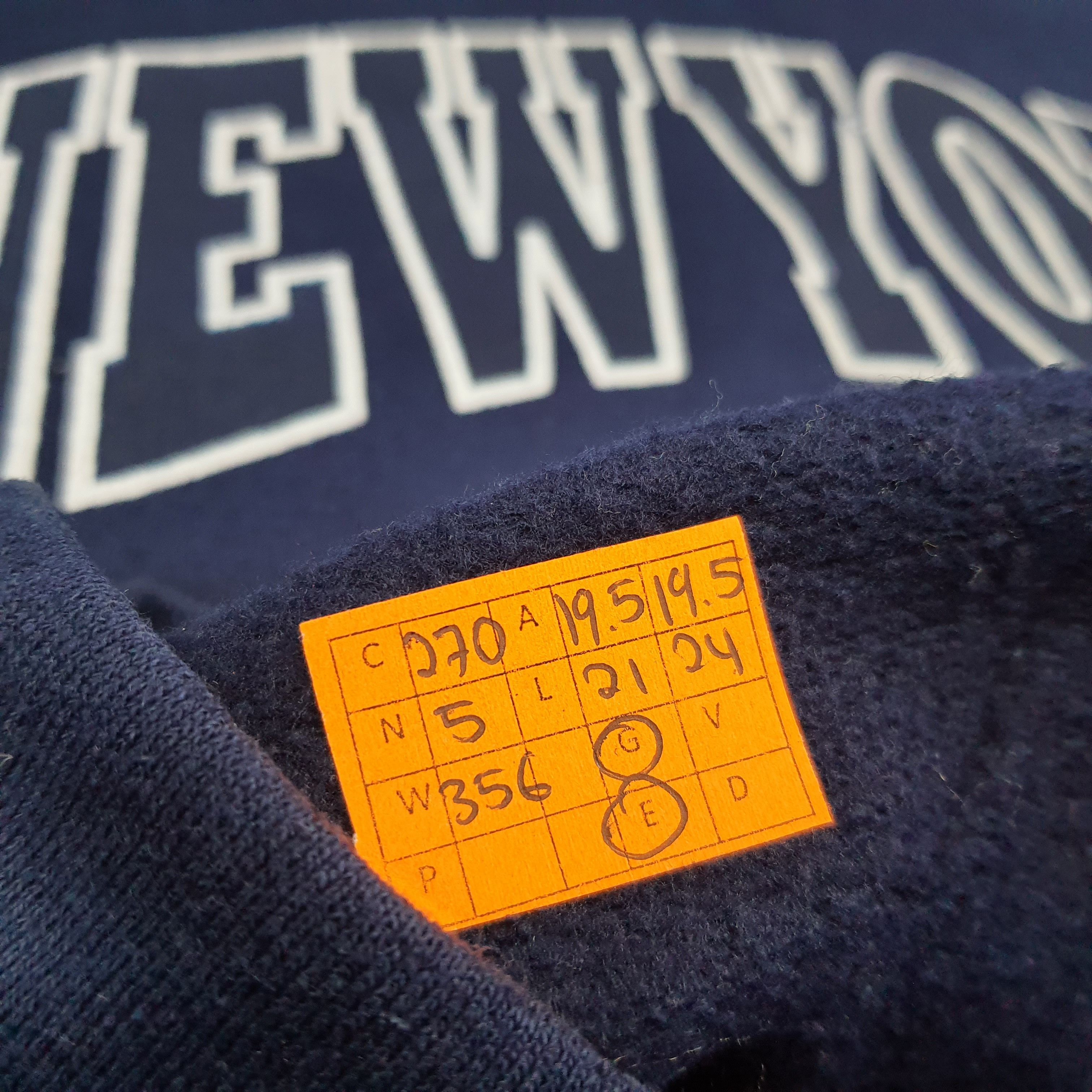 Jerzees Vintage Jerzees New York Sweatshirt C270N5 Size US S / EU 44-46 / 1 - 6 Thumbnail