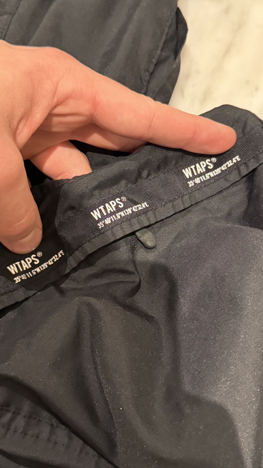Wtaps Wtaps waterproof black joggers Size US 35 - 8 Thumbnail