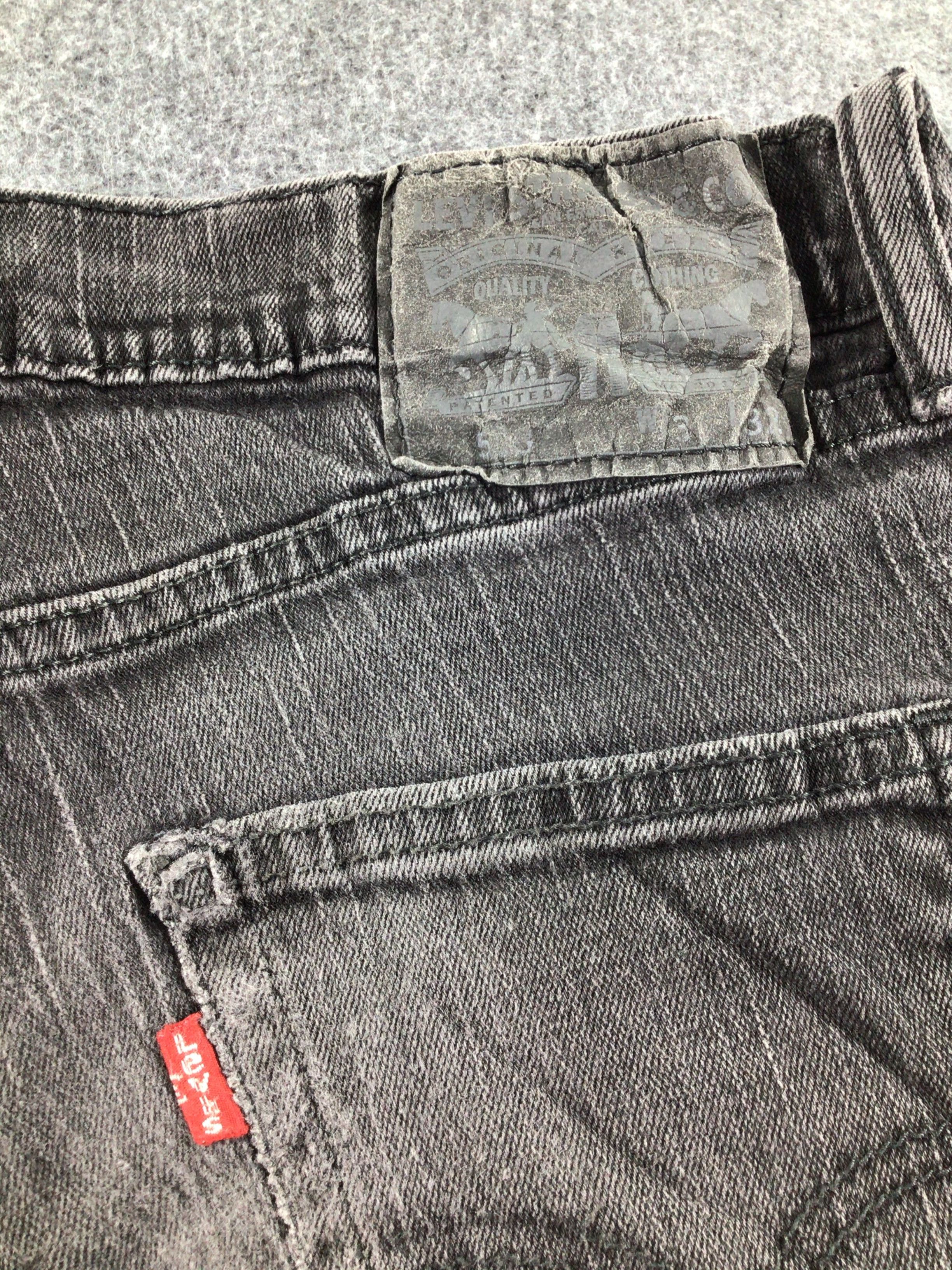 Levi's Vintage Levis Jeans Faded Black Denim -J487 Size US 30 / EU 46 - 5 Thumbnail