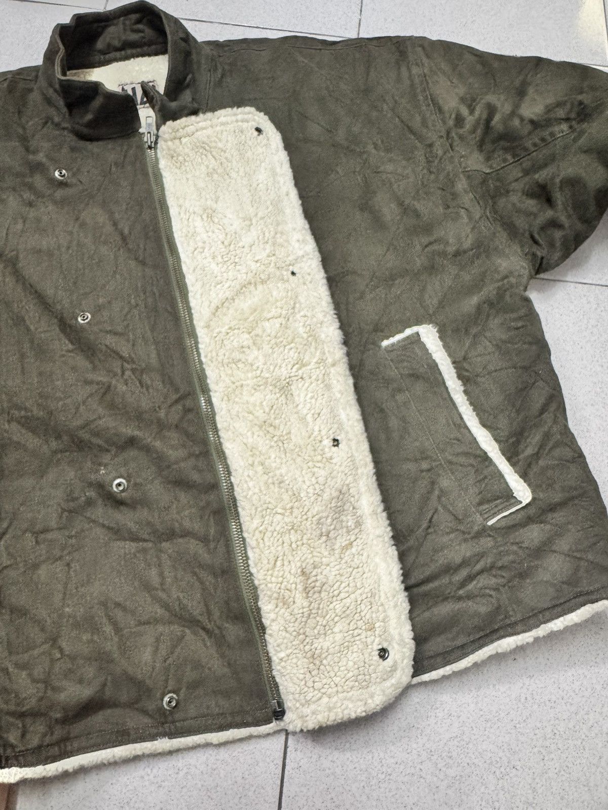 Hai Sporting Gear VTG 1980s HAI SPORTING HEAR MIYAKE DESIGN SHEARLING JACKET Size US M / EU 48-50 / 2 - 7 Thumbnail