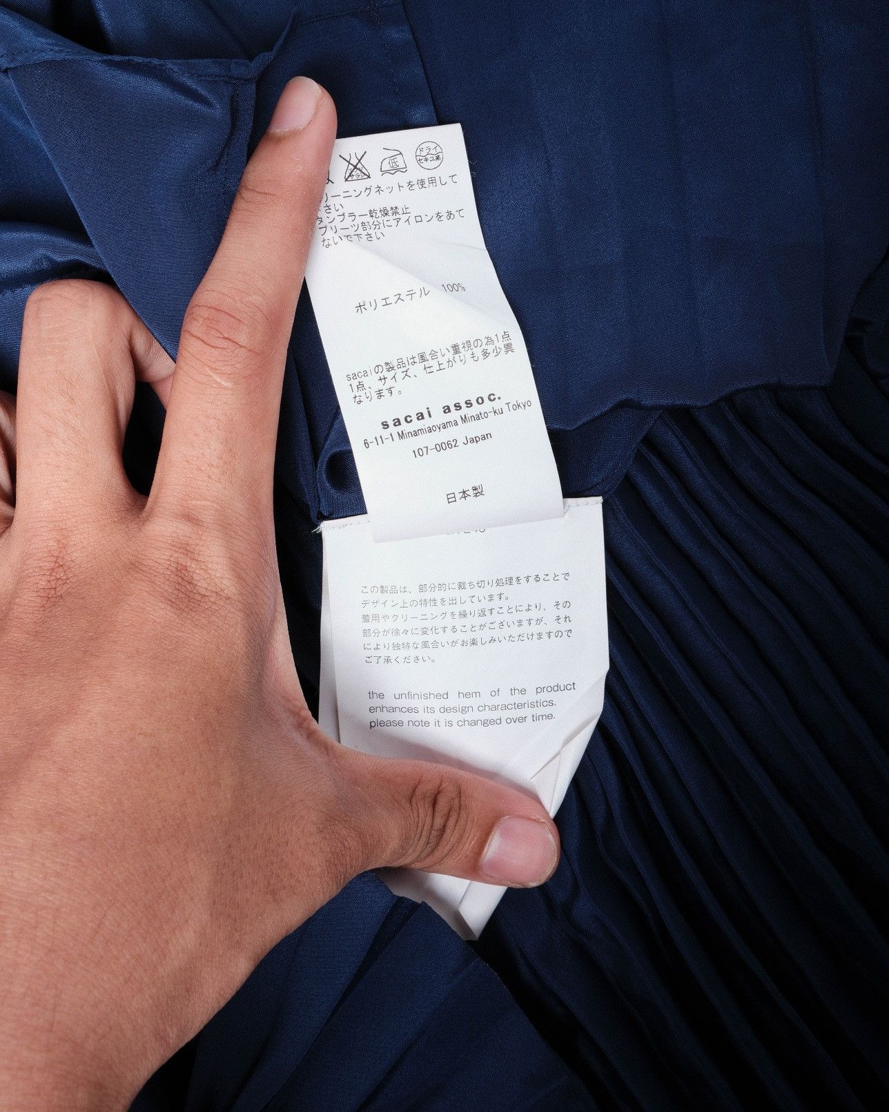 Sacai Sacai Luck Pleated Shirt Size M / US 6-8 / IT 42-44 - 9 Thumbnail