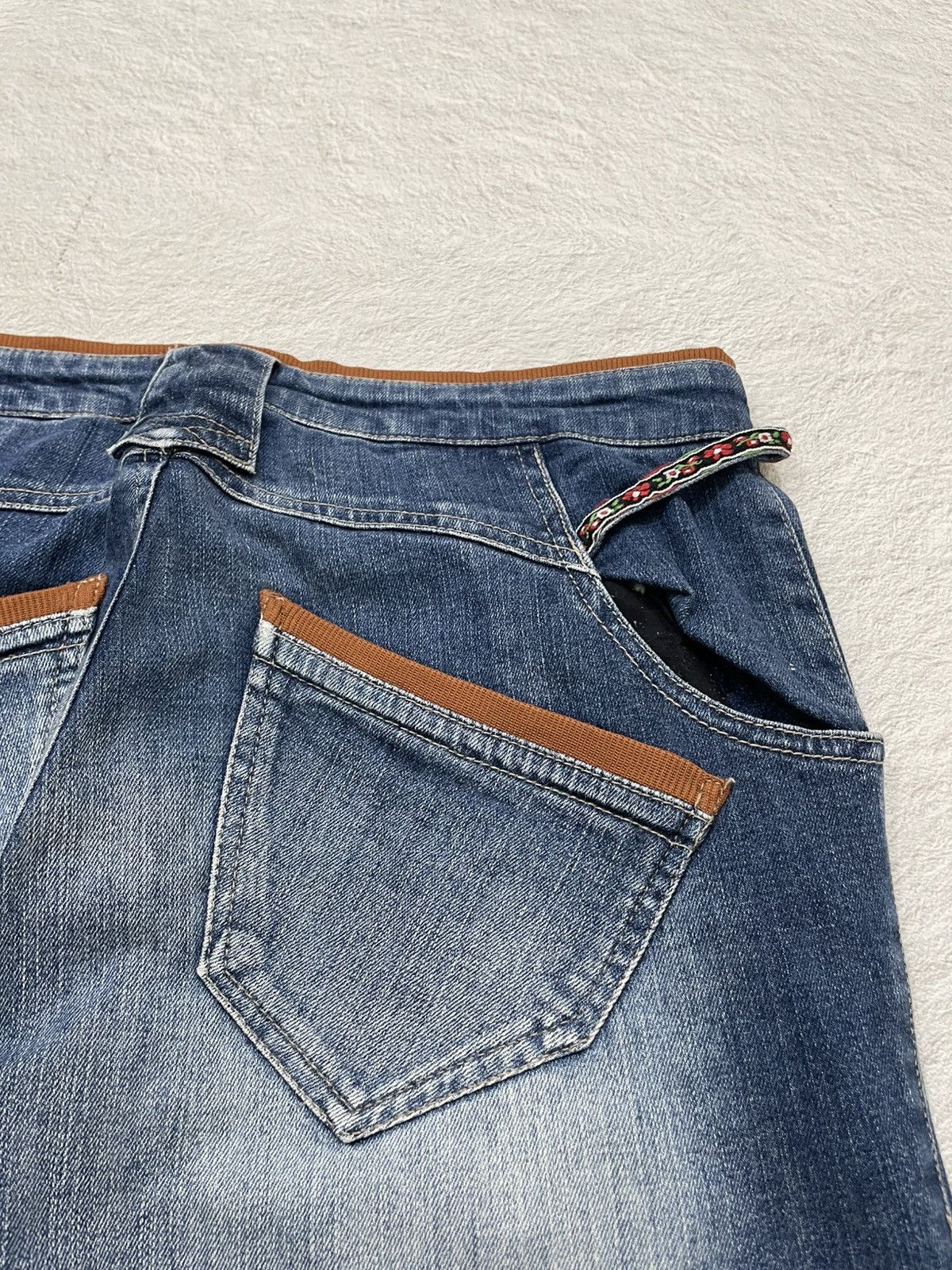 Hysteric Glamour 2000s Blue Jeans Stonewash Y2K Size 30" / US 8 / IT 44 - 7 Thumbnail