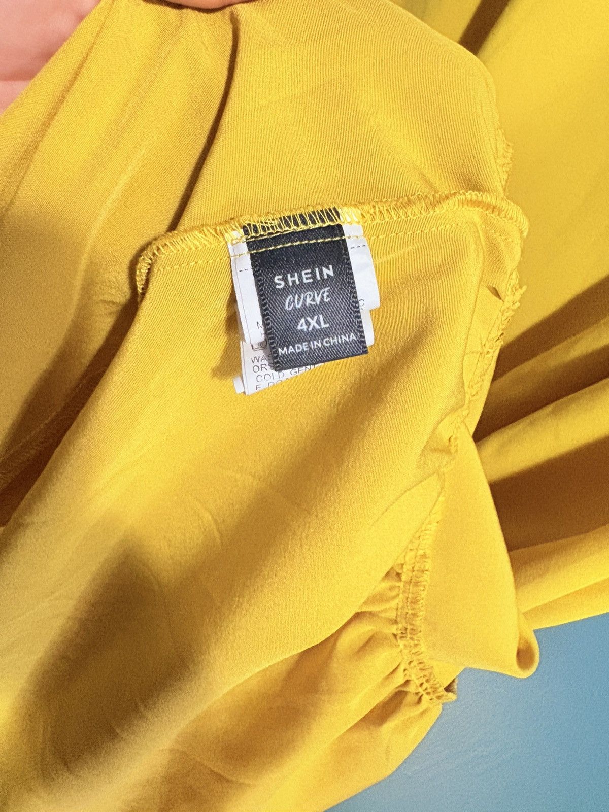 Other Dress In Bright Yellow Mustard Sun Dress Ruffled Hem Light Size 4XL / US 24-26 - 5 Thumbnail