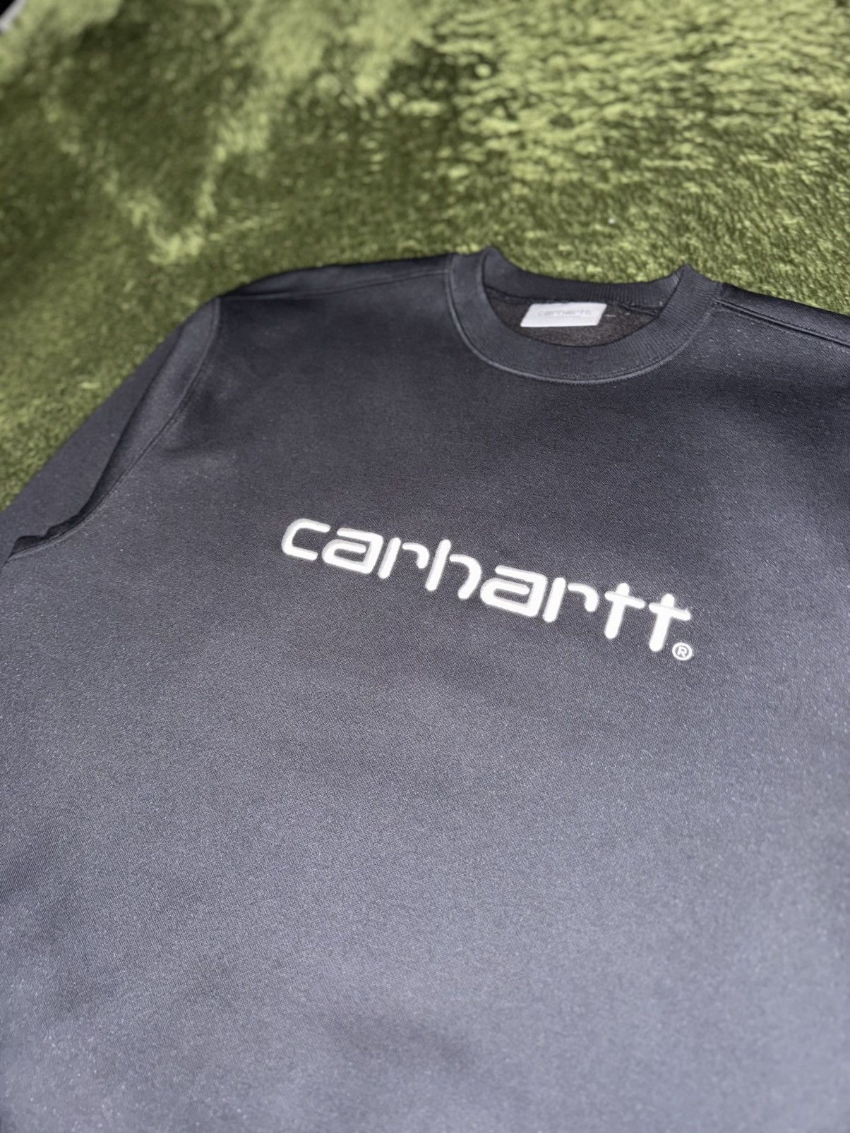 Carhartt Wip Carhartt WIP Embroidered Soft Touch Sweatshirt Black Size US XL / EU 56 / 4 - 2 Thumbnail