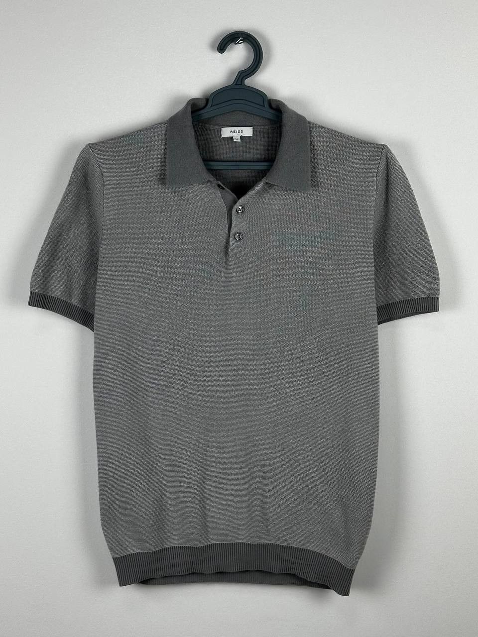 Reiss Reiss OE Tisley Textured Knitted Polo Shirt Sweater Size US M / EU 48-50 / 2 - 1 Thumbnail