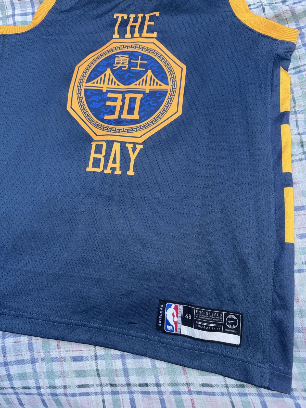 Nike Nike Golden State Warriors Steph Curry China NBA Jersey Size US L / EU 52-54 / 3 - 3 Thumbnail