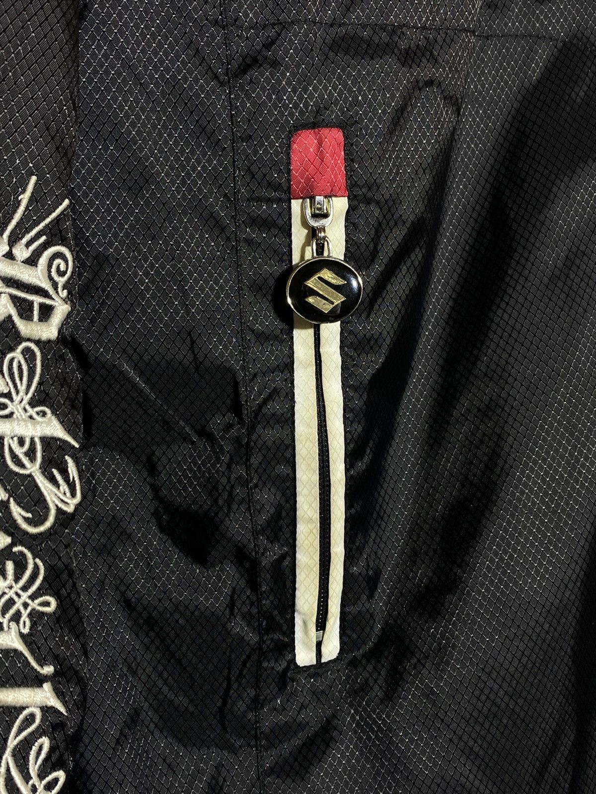Vintage 🔥RELENTLESS SUZUKI RACING JACKET Y2K BIKER STREET GOTH VIBES Size US L / EU 52-54 / 3 - 11 Thumbnail