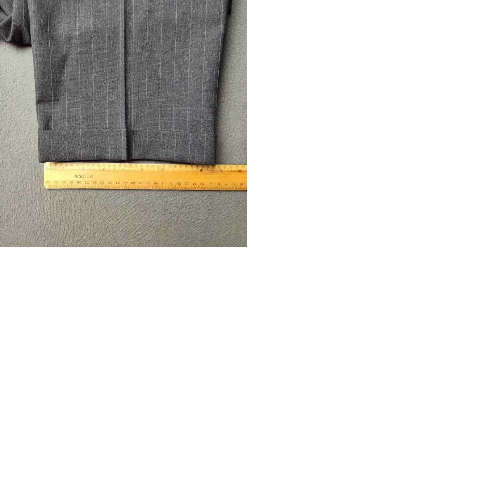 Brooks Brothers Pants Mens 36x29 Gray Wool Spandex Pleated Dress Pants Suit Wool Blend Regular Straight Dress Shirt?