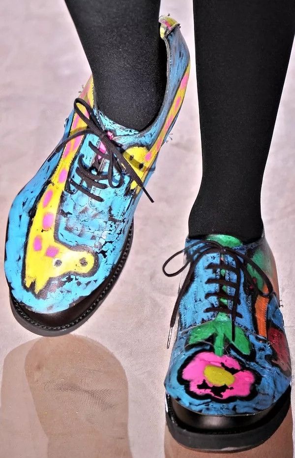 Comme des Garcons Comme Des Garcons 14SS Show Graffiti Shoe Cover 2504-Nextar Size ONE SIZE - 9 Thumbnail