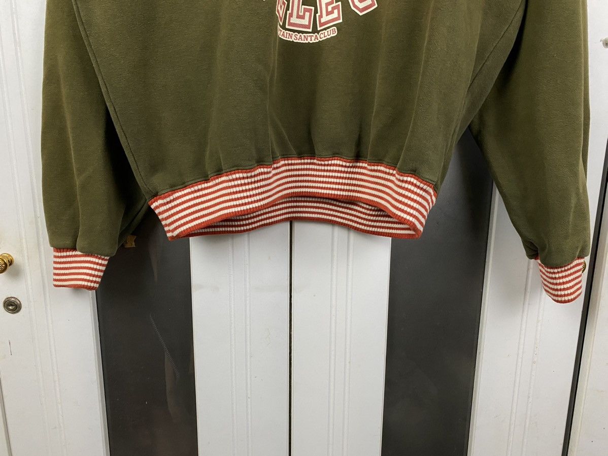 Vintage Vintage College Captain Santa Crewneck Green Rare Size US L / EU 52-54 / 3 - 6 Thumbnail