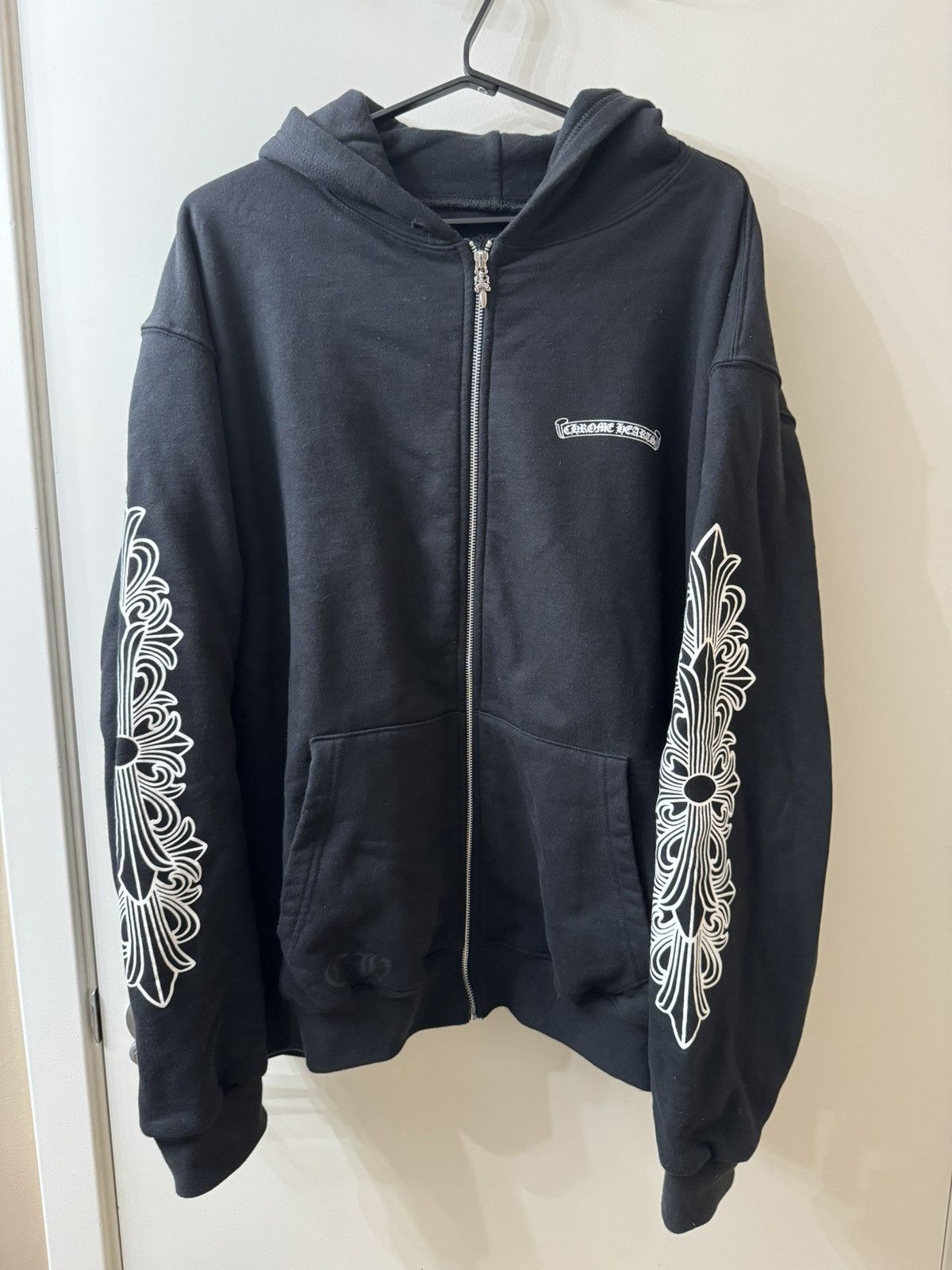 Chrome Hearts Chrome Hearts Aspen Exclusive thermal lined hoodie | Grailed