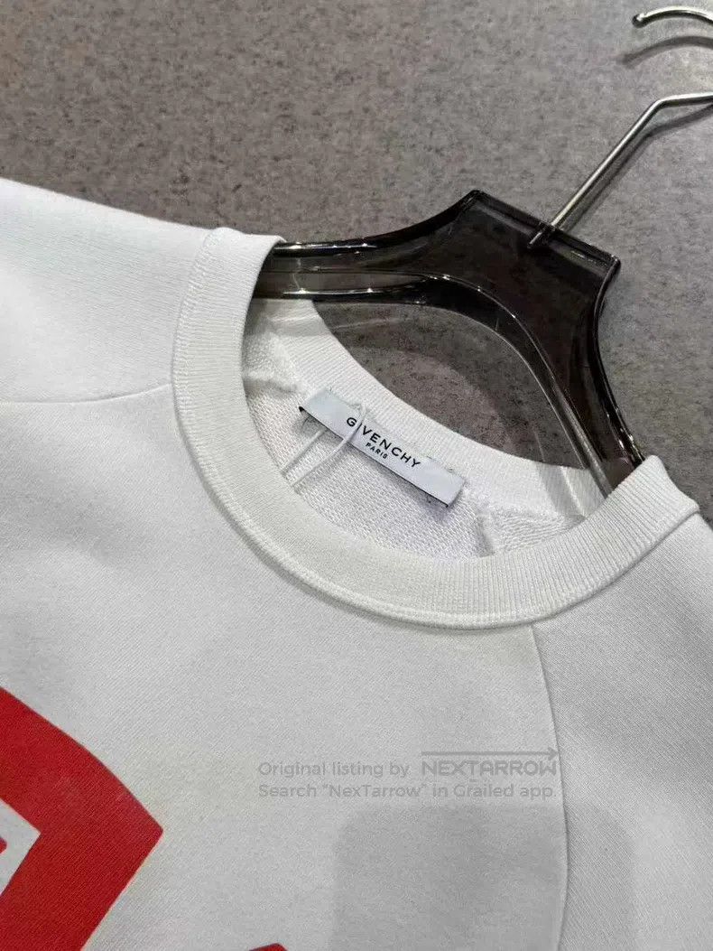 Givenchy Givenchy Red and Blue Printed Crewneck Sweatshirt (Size M) Size US M / EU 48-50 / 2 - 2 Thumbnail