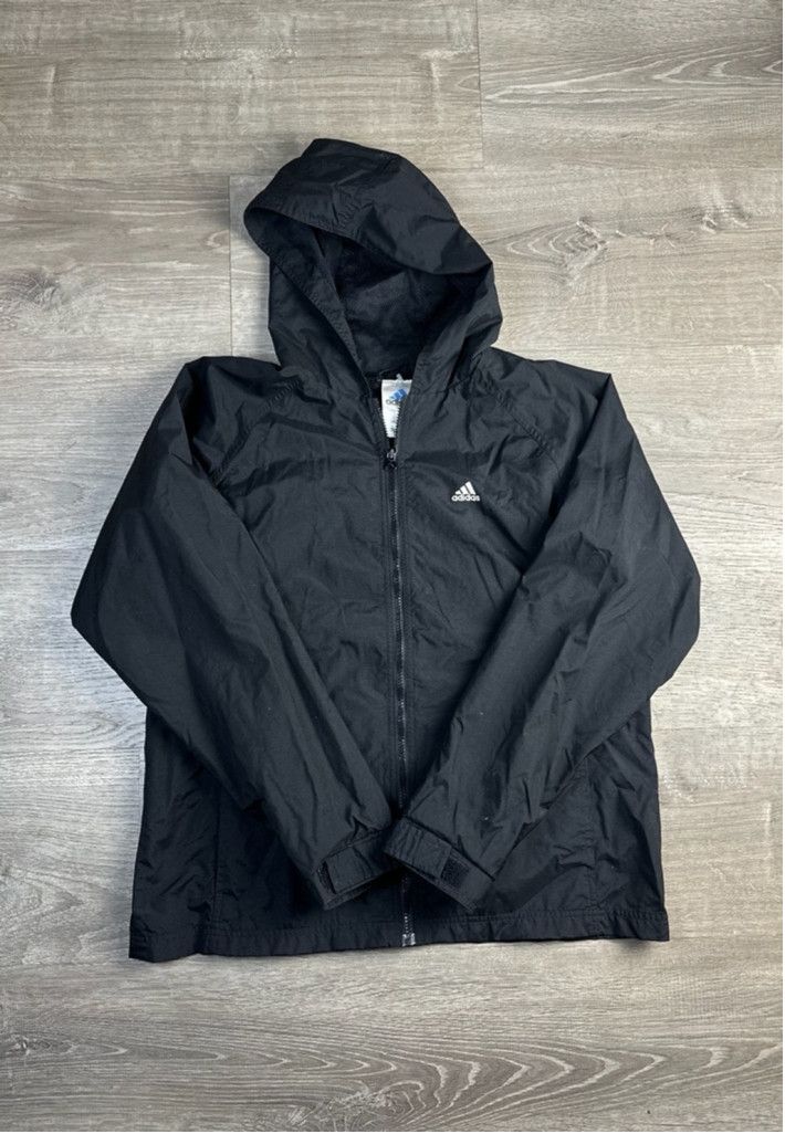 Adidas Men's Y2K Adidas Black Windbreaker Jacket Size L Size US L / EU 52-54 / 3 - 1 Thumbnail