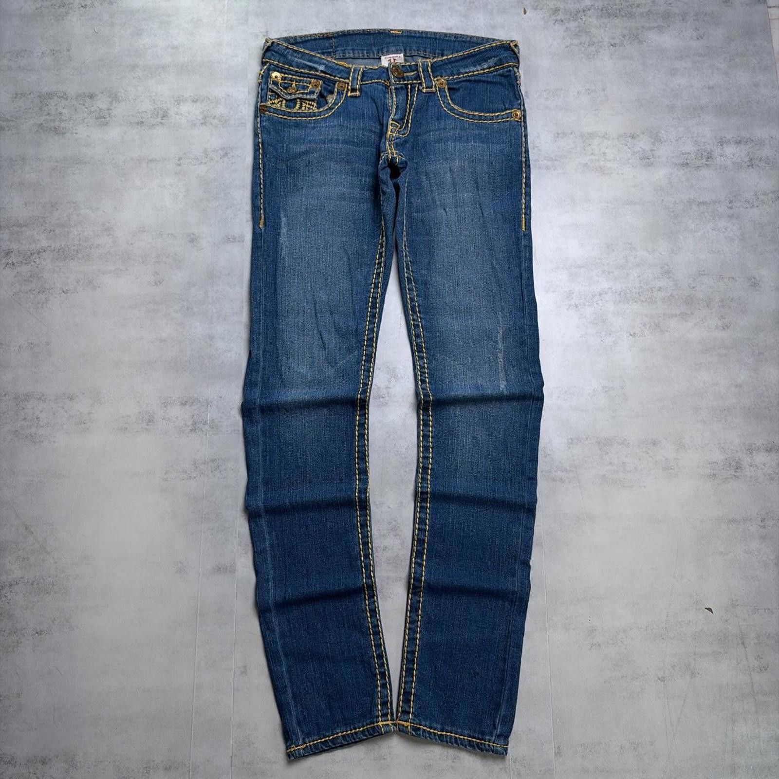 True Religion Y2K Blue True Religion Billy Super T Grunge Denim Jeans Size 42" / US 20 - 4 Thumbnail