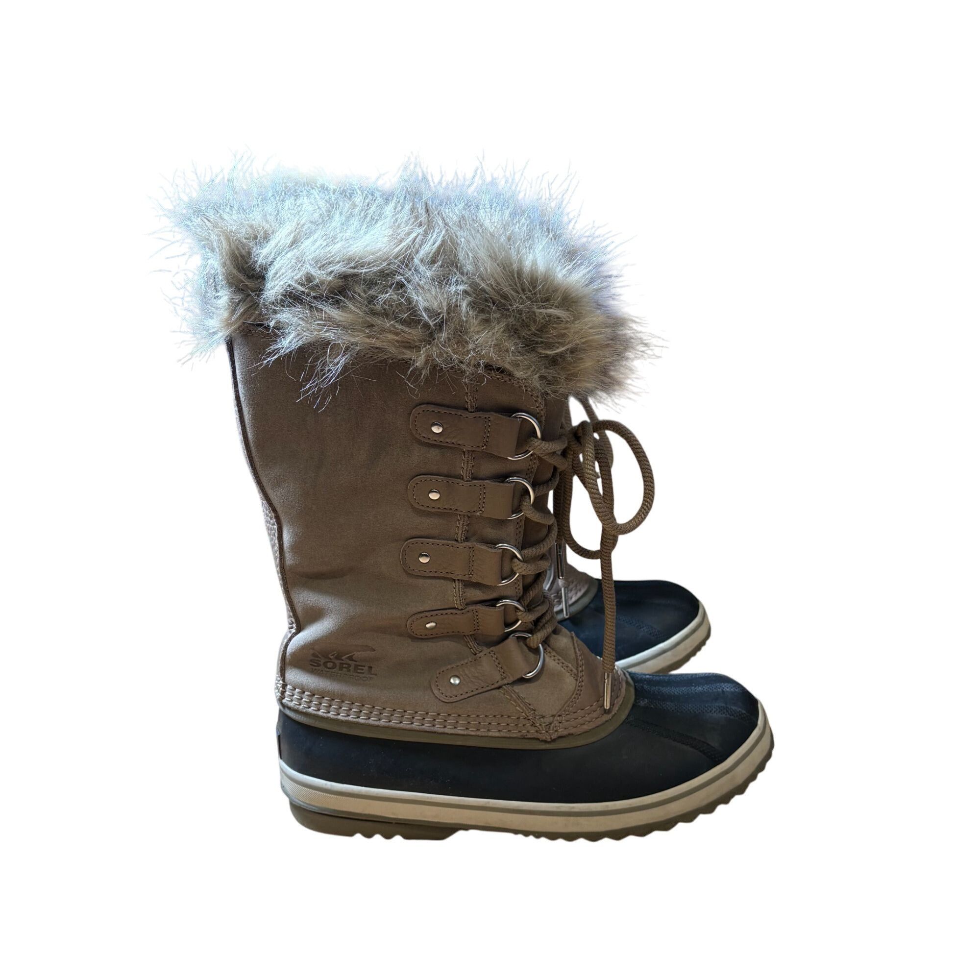 Sorel Joan of Arctic Waterproof Boots Women's Size 10 in Tan