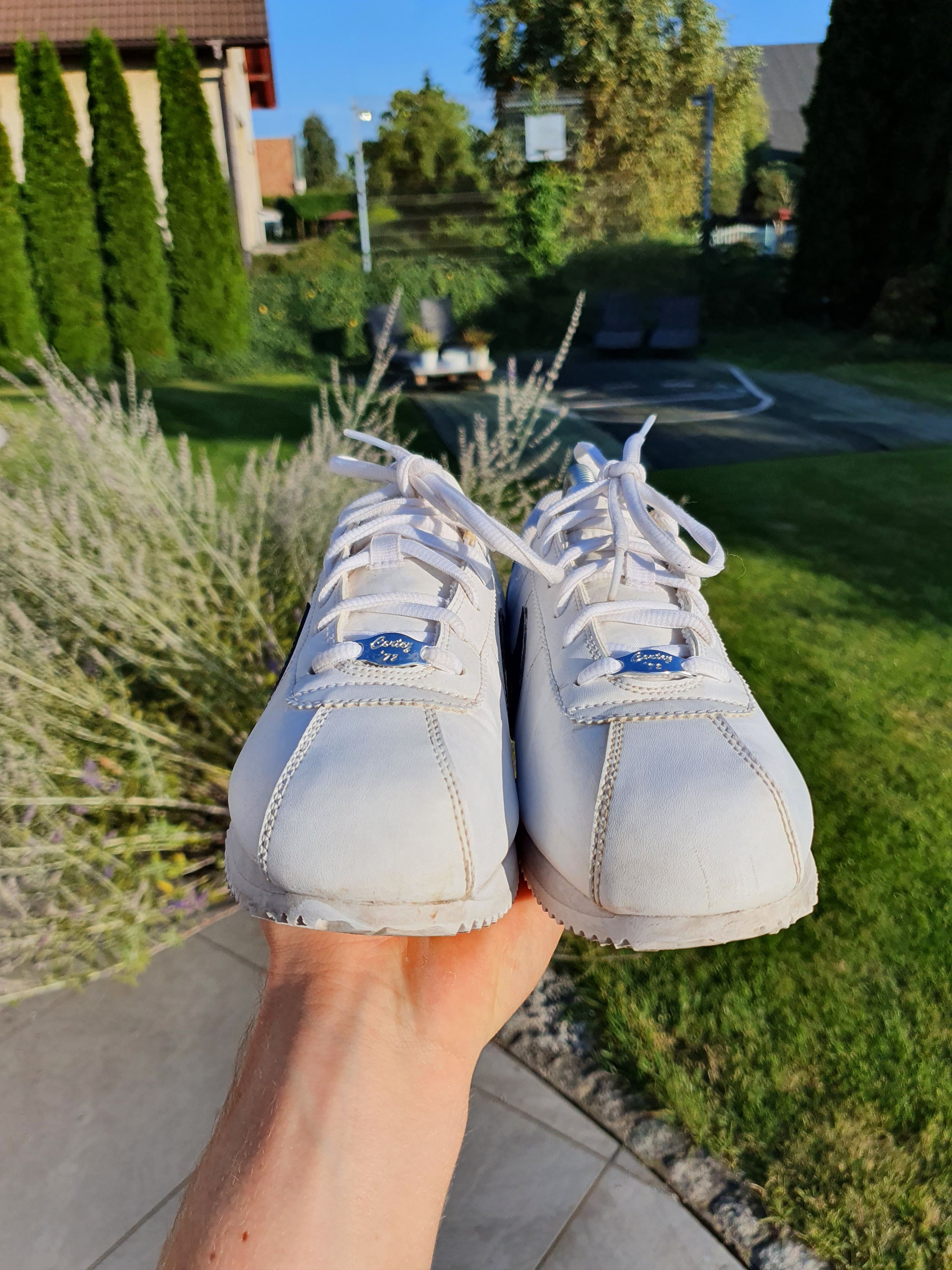 Nike 2022 Nike Cortez Basic SL White Black Los Angeles Raiders Size US 7 / IT 37 - 6 Thumbnail