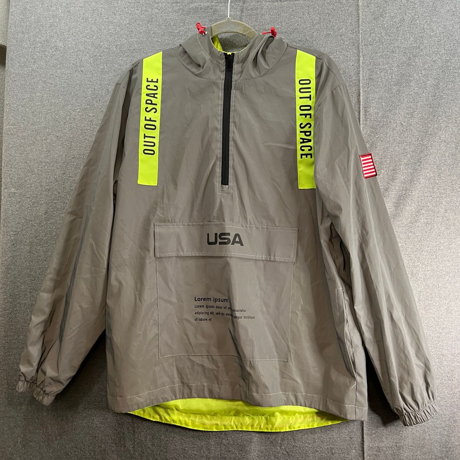 Other Windbreaker Gray Jacket Adult Size Medium Pullover Size US M / EU 48-50 / 2 - 1 Thumbnail